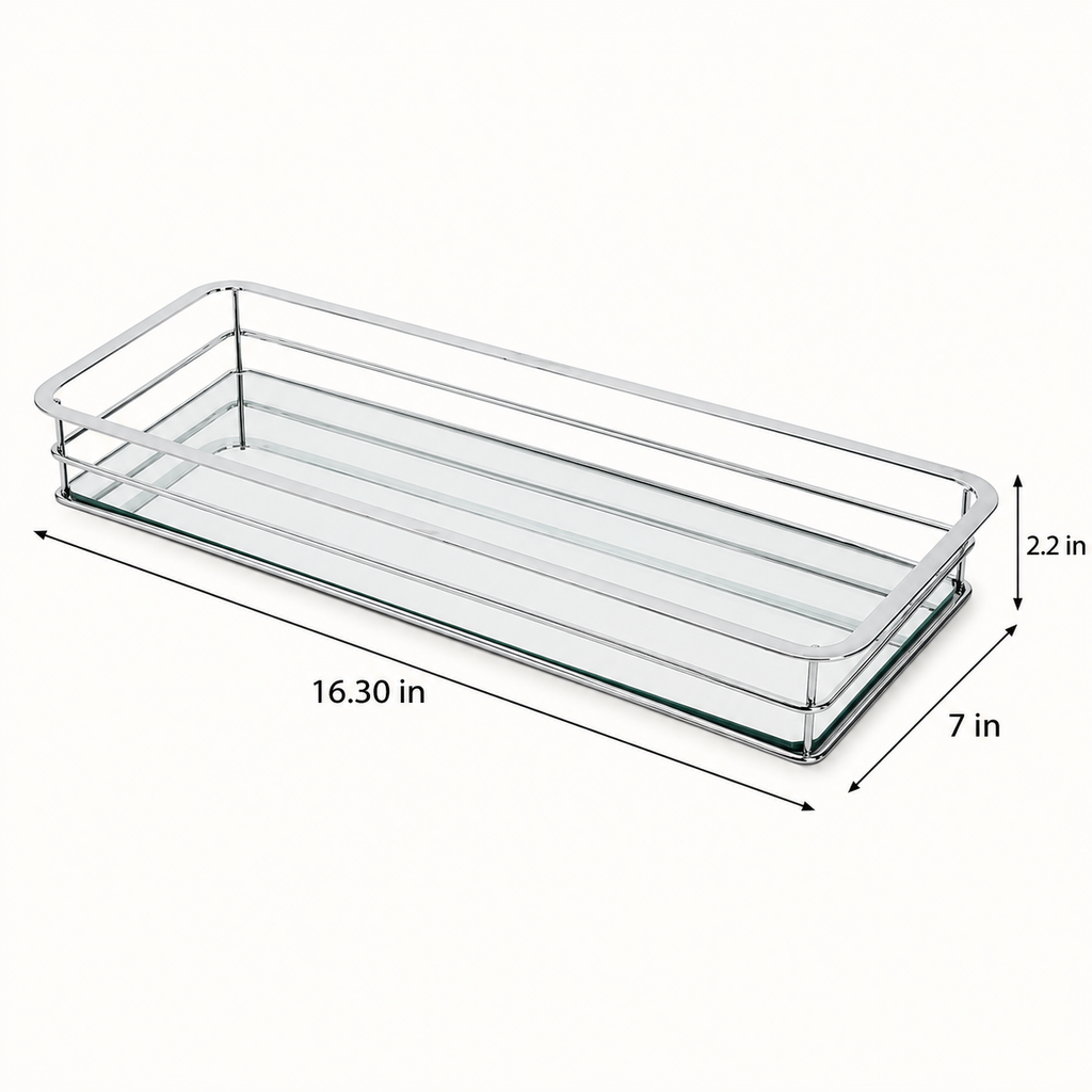 Chrome Vanity Tray