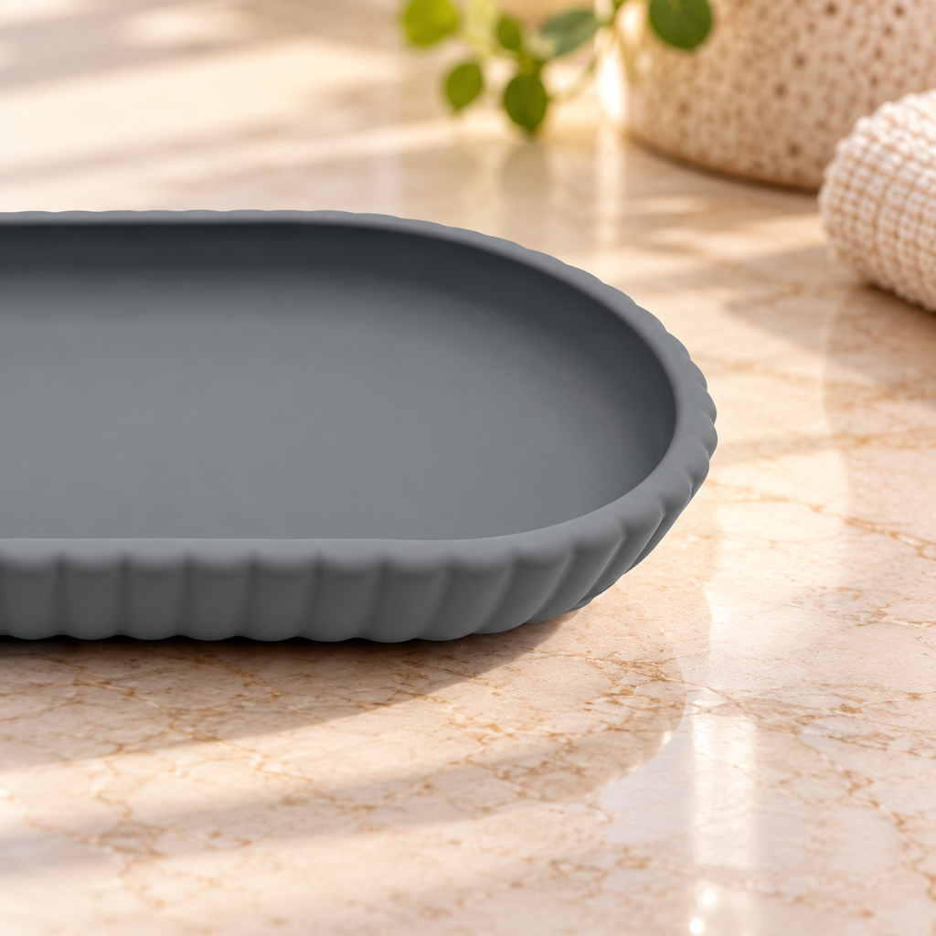 Ribbed Vanity Tray